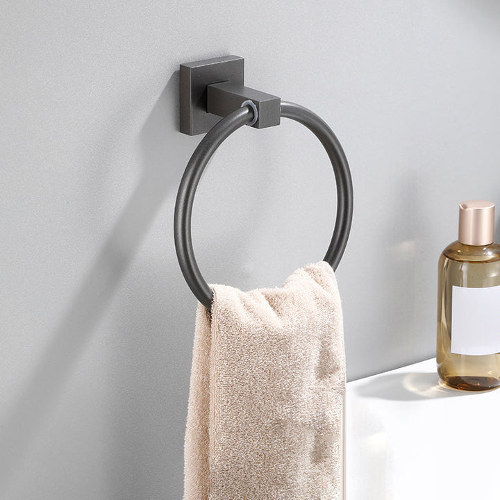 BowLift | Modern Bathroom Accessories Hardware Set Gray Bathroom Hardware Set