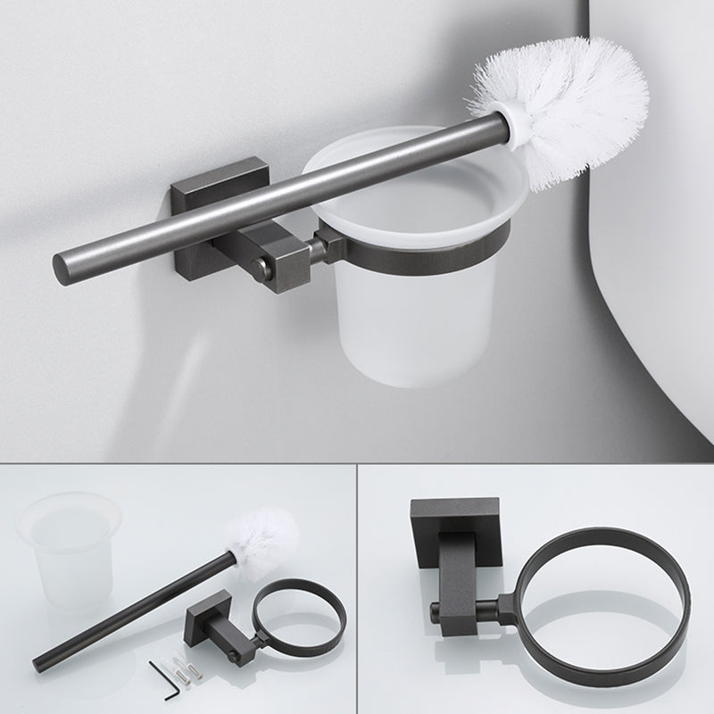 BowLift | Modern Bathroom Accessories Hardware Set Gray Bathroom Hardware Set