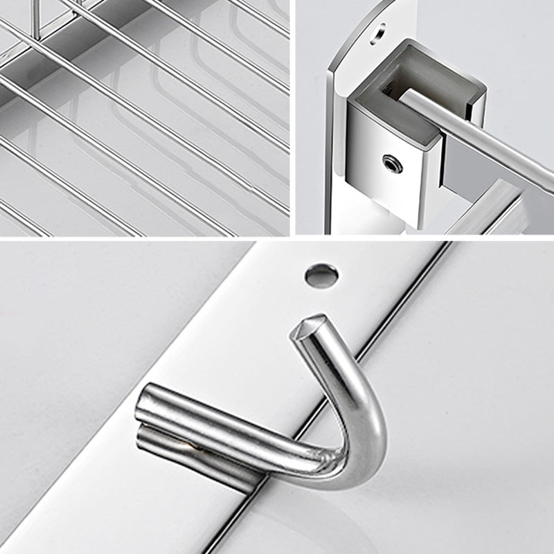 BowLift | Modern Bathroom Accessories Hardware Set Silver Bathroom Hardware