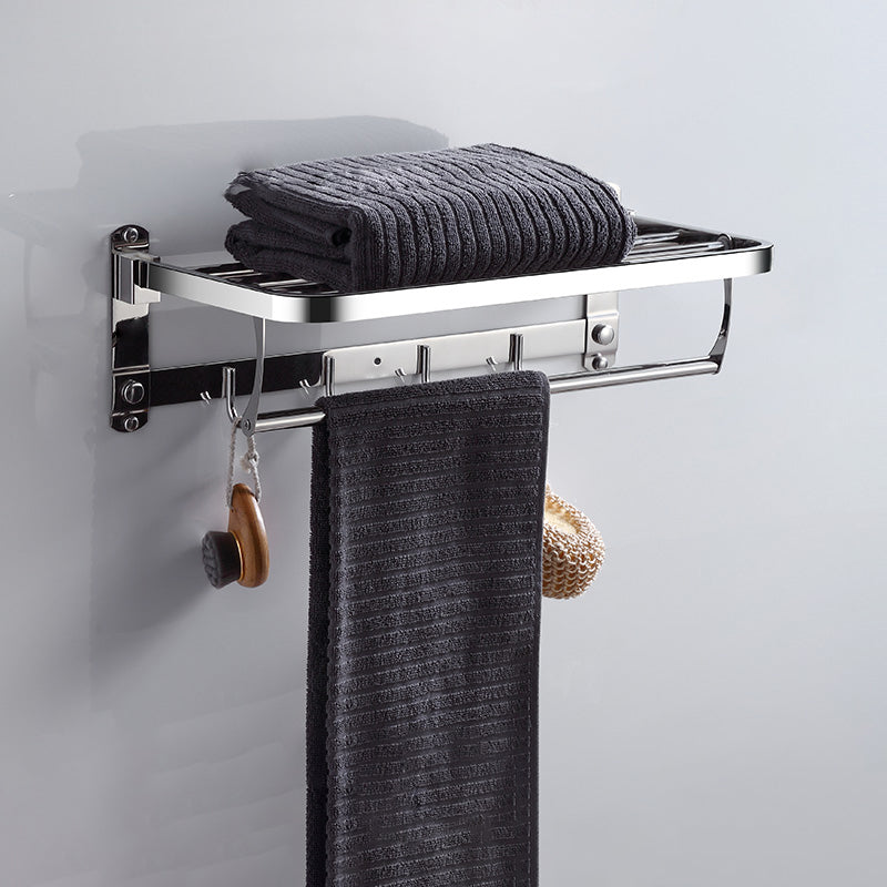 BowLift | Modern Bathroom Accessories Hardware Set Silver Bathroom Hardware