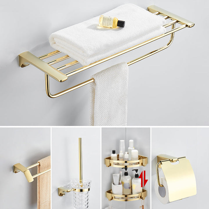 BowLift | Modern Bathroom Accessory Mounting Kit Gold Bathroom Hardware