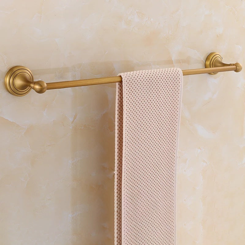 BowLift | 4-piece traditional bathroom accessory set Gold Brass bathroom accessory hardware set
