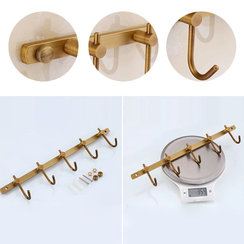 BowLift | 4-piece traditional bathroom accessory set Gold Brass bathroom accessory hardware set