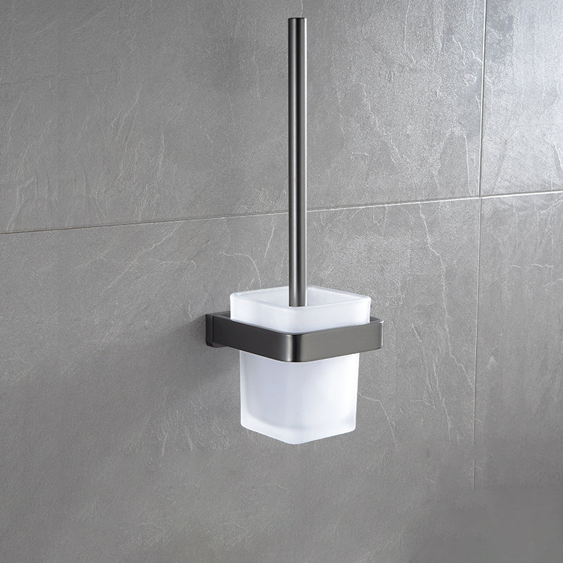BowLift | Gray metal modern bathroom accessories as a single item or as a set