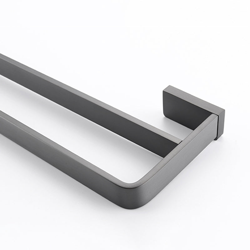 BowLift | Gray metal modern bathroom accessories as a single piece or as a set