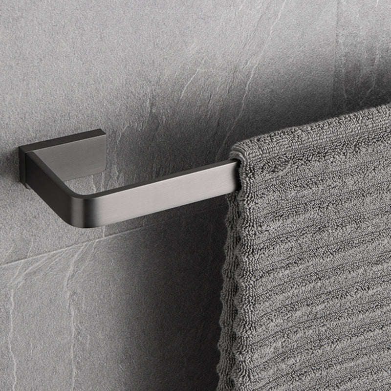 BowLift | Gray metal modern bathroom accessories as a single item or as a set