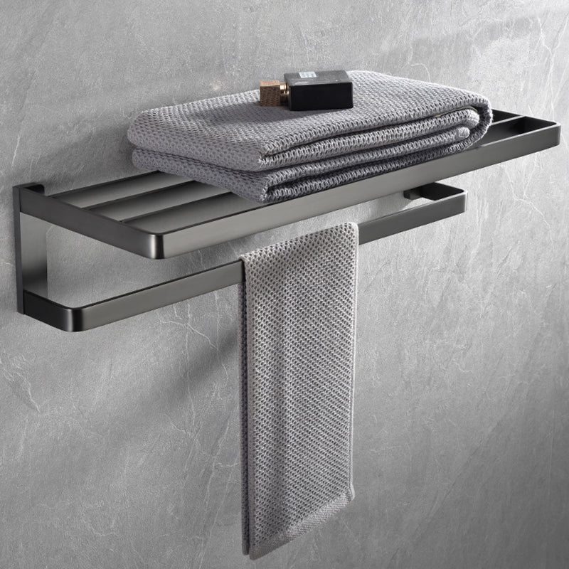 BowLift | Gray metal modern bathroom accessories as a single item or as a set