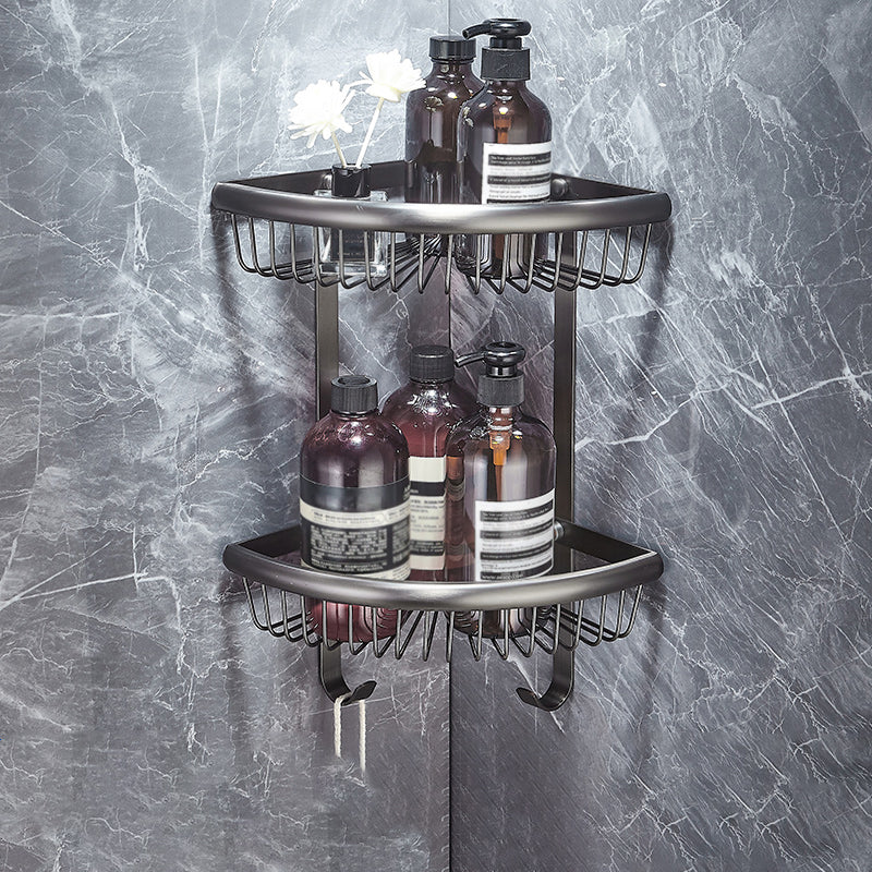 BowLift | Gray metal modern bathroom accessories as a single item or as a set