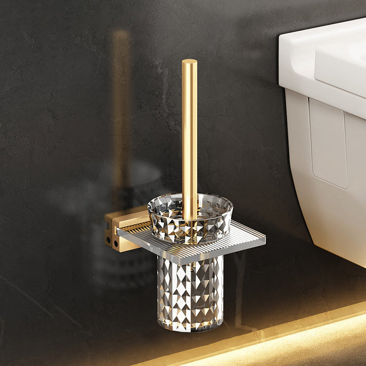 BowLift | Plastic Modern Bathroom Accessories Hardware Set with Bathroom Shelf