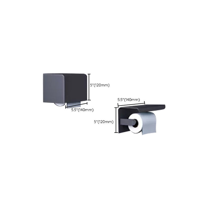 BowLift | Gray Accessory Hardware Set Modern Bathroom Accessory Hardware Set