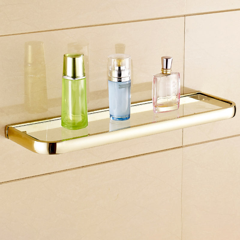 BowLift | Chrome/Gold Bathroom Accessory Set Modern Metal Bathroom Hardware Set