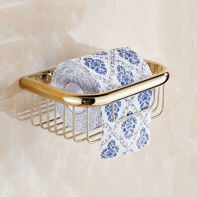 BowLift | Chrome/Gold Bathroom Accessory Set Modern Metal Bathroom Hardware Set