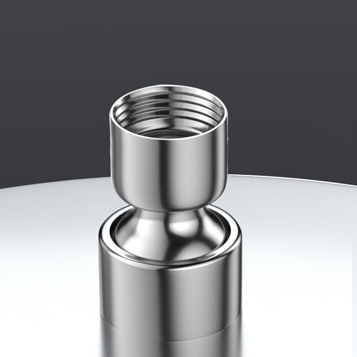 BowLift | Metal Shower Combo Contemporary Fixed Shower Head with Round and Rectangular Shape