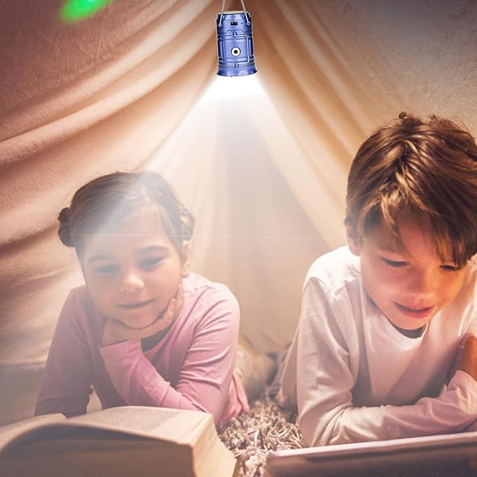 BowLift | Solar Camping Lamp with USB Charging – Portable LED Lantern for Outdoor Activities and Emergencies