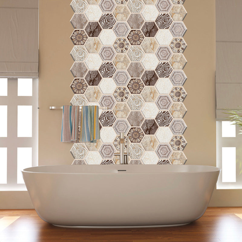 BowLift | Mosaic Tiles Wallpaper PVC waterproof for peeling and sticking Mosaic tiles with hexagonal shape
