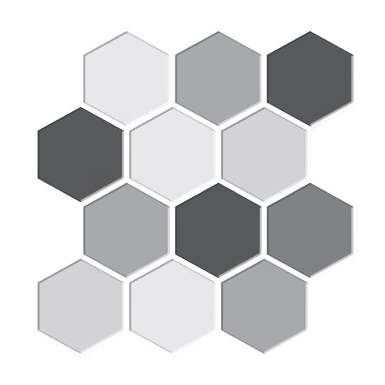 BowLift | Mosaic Tiles Wallpaper PVC waterproof for peeling and sticking Mosaic tiles with hexagonal shape