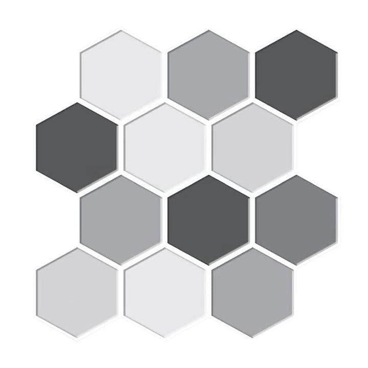BowLift | Mosaic Tiles Wallpaper PVC waterproof for peeling and sticking Mosaic tiles with hexagonal shape