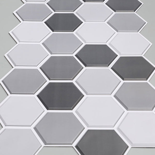 BowLift | Mosaic Tiles Wallpaper PVC waterproof for peeling and sticking Mosaic tiles with hexagonal shape