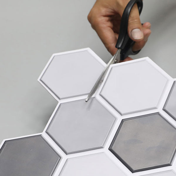 BowLift | Mosaic Tiles Wallpaper PVC waterproof for peeling and sticking Mosaic tiles with hexagonal shape