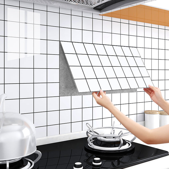BowLift | Single Tile Wallpaper PVC Stain Resistant Peel and Stick Wall Tile