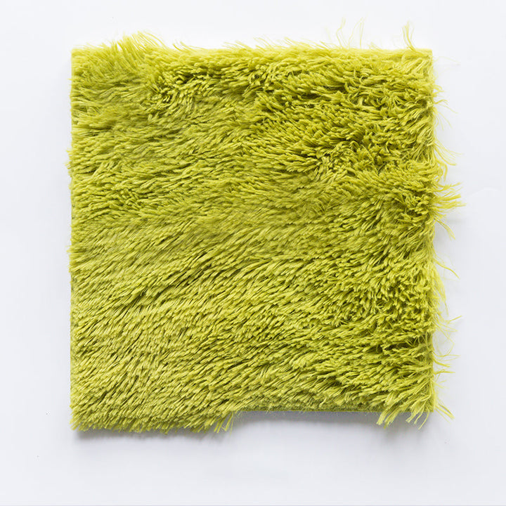 BowLift | Basic carpet tiles solid color long pile square bedroom carpet tiles