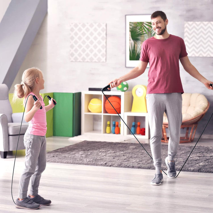 FlexiJump - Verstelbaar Tangle-Free Springtouw voor Fitness Bowlift