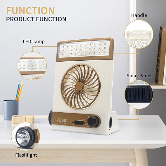Solar Light Fan | Bowlift