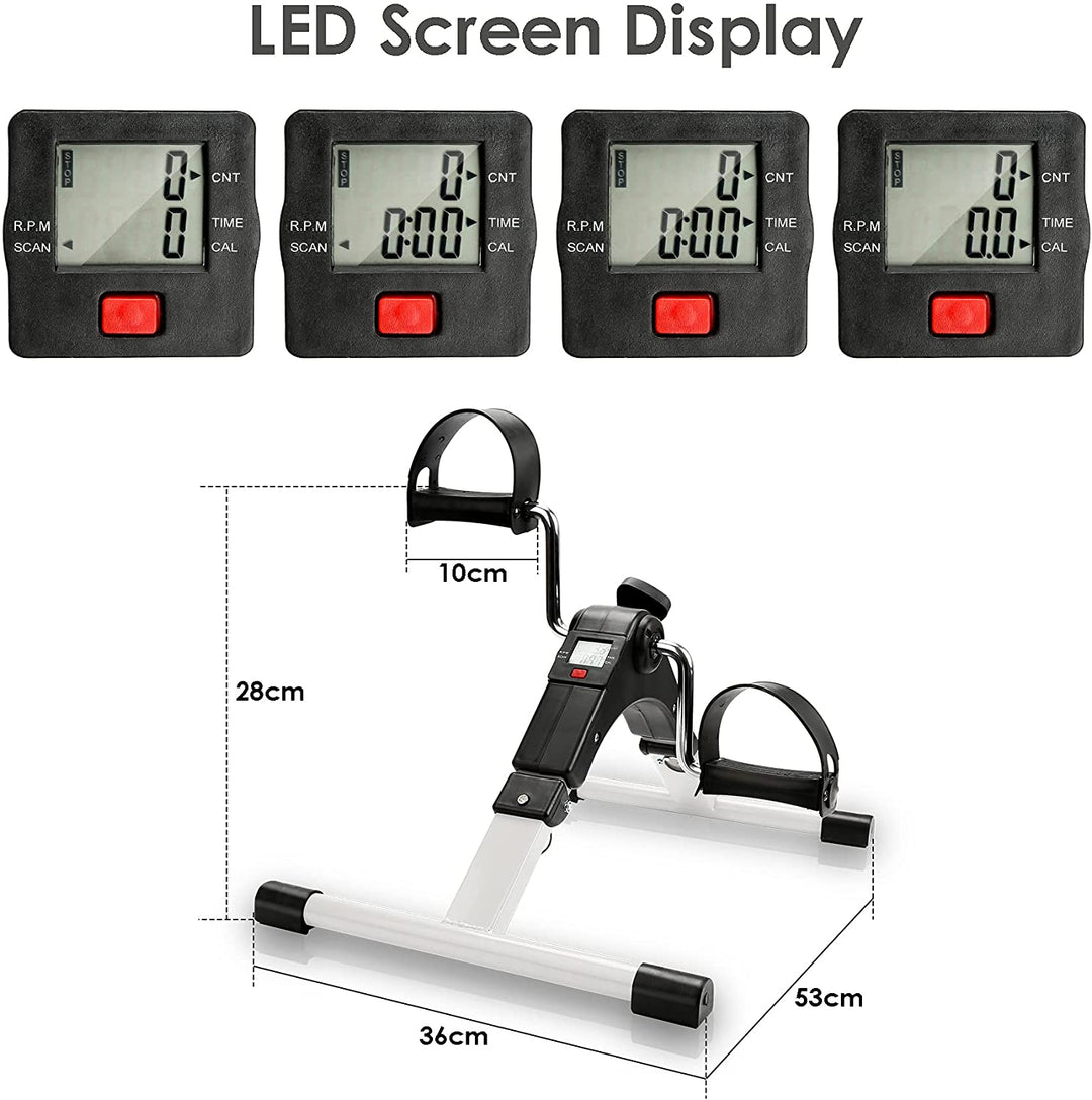 Mini-Home Trainer Fitness Bike Leg Trainer with LCD Display | Bowlift