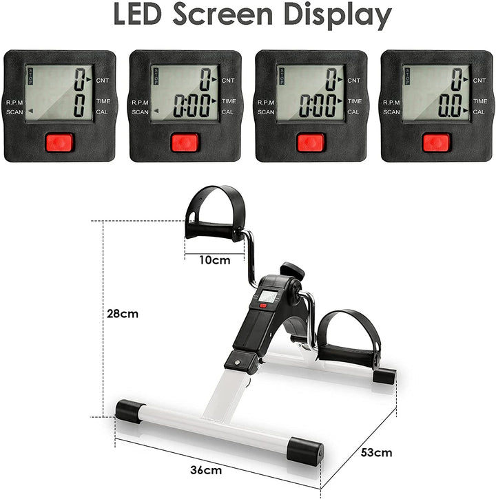 Mini-Home Trainer Fitness Bike Leg Trainer with LCD Display | Bowlift