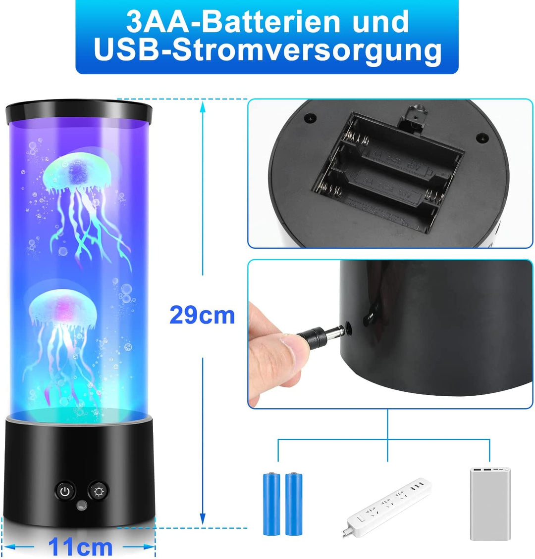 Jellyfish Lamp RGB with Remote Control | Bowlift