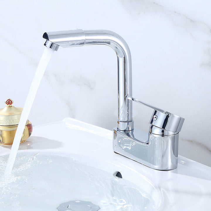 BowLift | Deck Mounted Center Freestanding Bathtub Filler Single Handle Freestanding Faucet