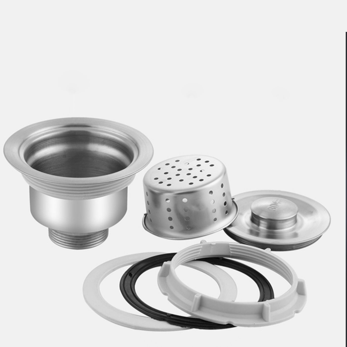 BowLift | Modern Bar Prep Mirror Stainless Steel with Faucet Workstation Rack