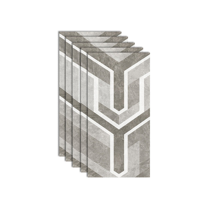 BowLift | Plastic Peel and Stick Wall Tile Waterproof Single Panel Wallpaper with Rectangular Form
