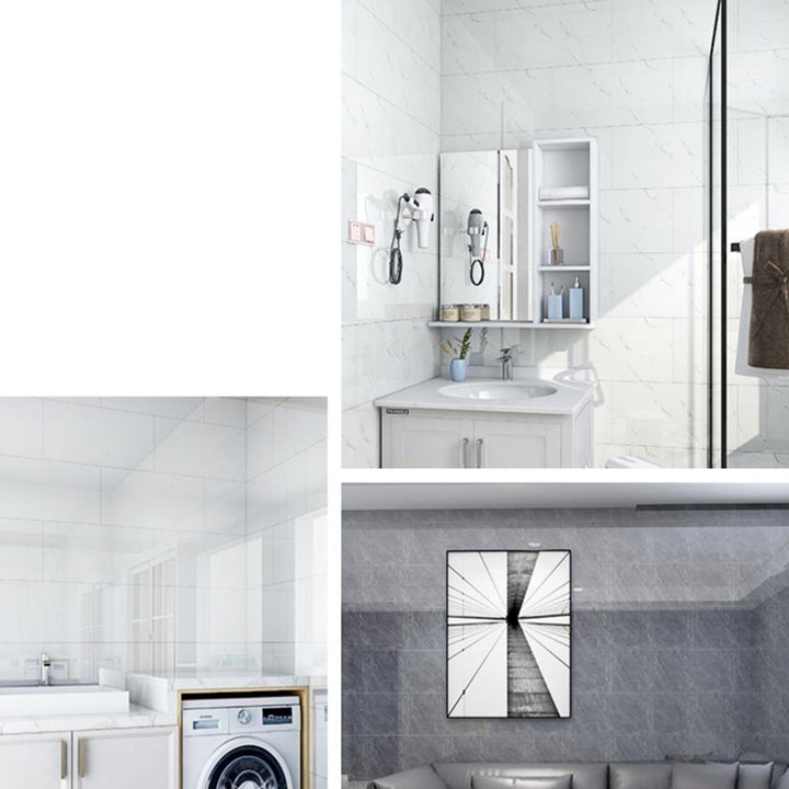 BowLift | Single Tile Wallpaper PVC Rectangular Peel and Stick Wall Tile