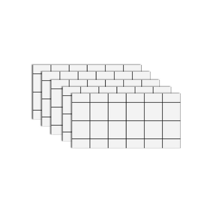 BowLift | Rectangular Peel-and-Stick Wall Tile PVC Field Tile Wallpaper with Waterproof