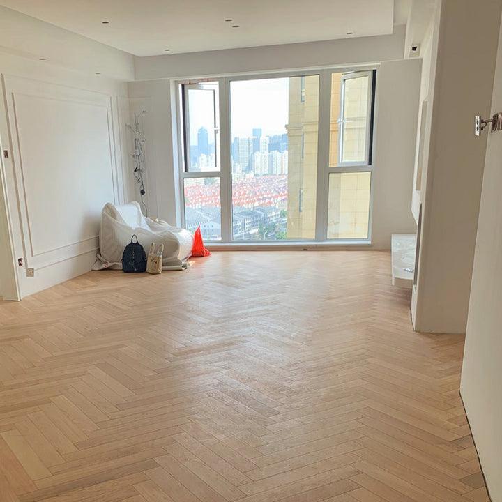 BowLift | Solid wood parquet contemporary wood decking tiles