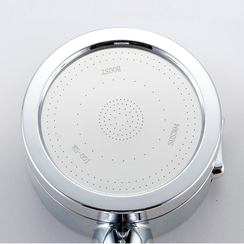 BowLift | Modern Showerhead Adjustable Spray Pattern Rotatable Round Handheld Showerhead