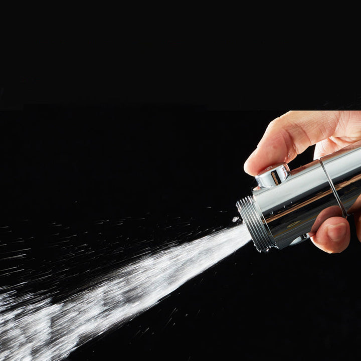 BowLift | Modern Shower Head Adjustable Spray Pattern Rotatable Round Hand Shower