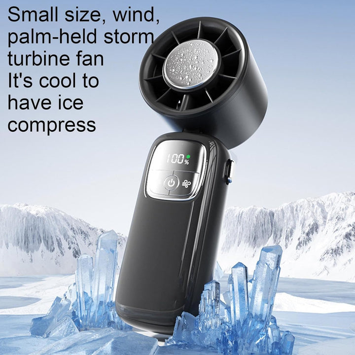 BowLift | Portable Foldable Handheld Fan with LED Display 100 Speeds