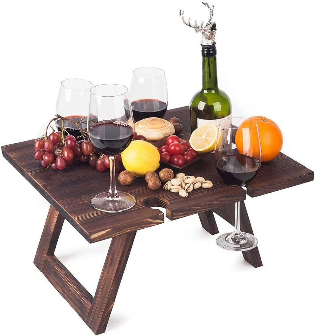 BowLift | Mobile Wooden Wine Rack with Top