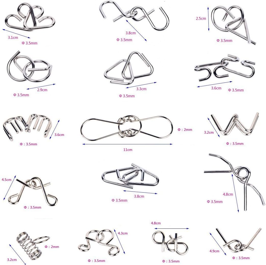 BowLift | Metal Puzzle Ring Set