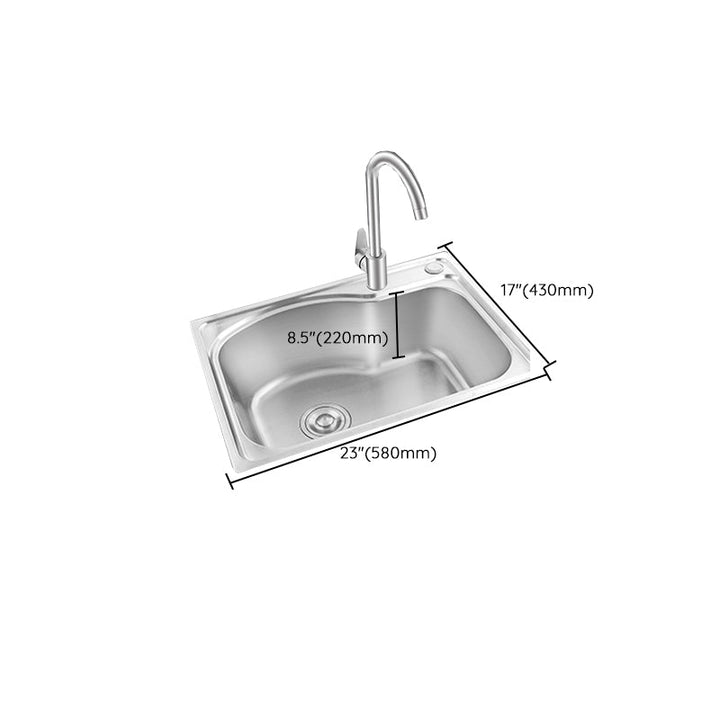 BowLift | Modern Bar Prep Mirror Stainless Steel with Faucet Workstation Rack