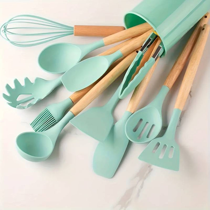 Canaya - Luxe Silicone Kitchen Utensil Set (12-piece) Bowlift