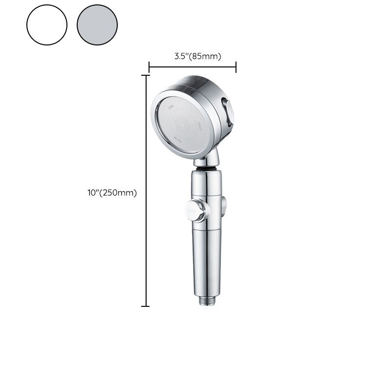 BowLift | Modern Shower Head Adjustable Spray Pattern Rotatable Round Hand Shower
