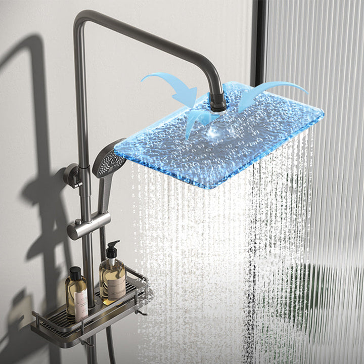 BowLift | Modern shower accessories push-button shower head wall-mounted shower combination