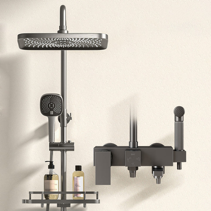 BowLift | Modern shower accessories push-button shower head wall-mounted shower combination