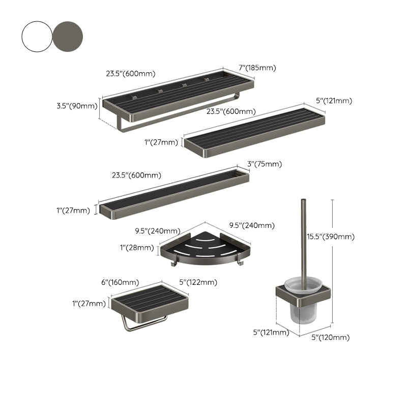 BowLift | Modern Bathroom Hardware Set Paper Holder Towel Bar Bathroom Accessory Set