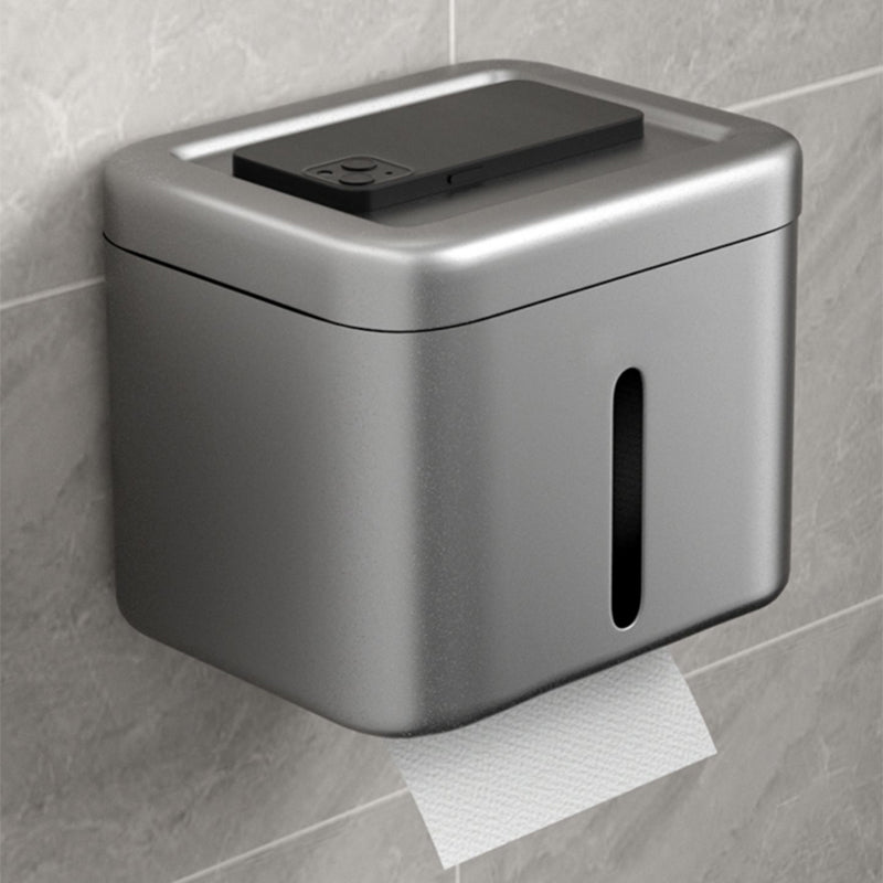 BowLift | Modern gray bathroom hardware set towel bar paper holder bathroom accessory set