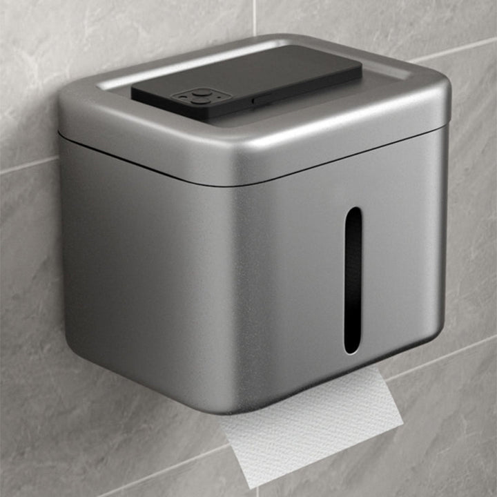 BowLift | Modern gray bathroom hardware set towel bar paper holder bathroom accessory set