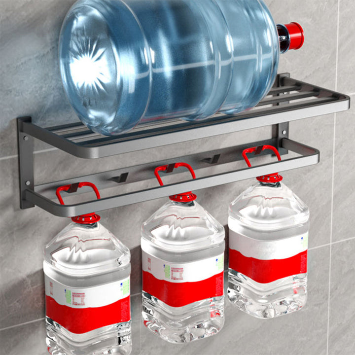 BowLift | Modern gray bathroom hardware set towel bar paper holder bathroom accessory set